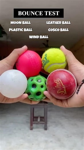 Which Ball Wins the Bounce Test ?