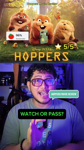Hoppers Pixar Movie Review and Recommendation. #Hoppers #Pixar #movierecommendation #moviereview #movietok