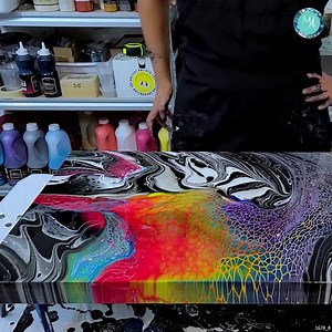 105K views · 3.6K reactions | DOUBLE Wrecked Ring Pour with a SWIPE | MollysArtistry | Facebook