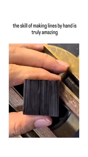 neural.gainz | The post features a 19-second video of an artisan meticulously carving precise grid lines into a small wooden plaque using a handheld... | Instagram