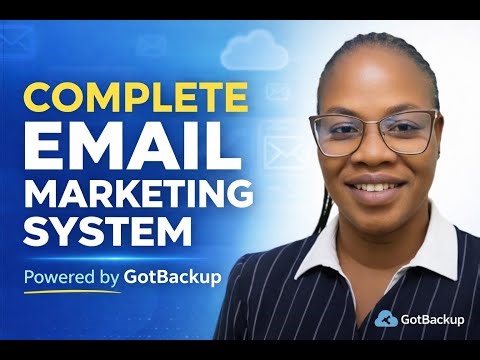 Complete Email Marketing System-Powered by GotBackup