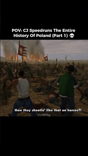 GTA San Andreas Meme: 1000 Years Of Poland Speedrun (Part 1)