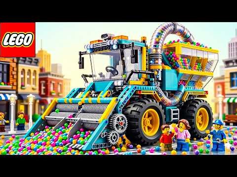 I Built an Amazing LEGO Technic Orbeez Cleaning Machine! | Lego Funny Experiment