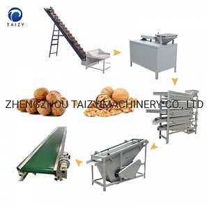 [Hot Item] Commercial Macadamia Nut Walnut Grading Cracking Machine Nuts Processing Machines