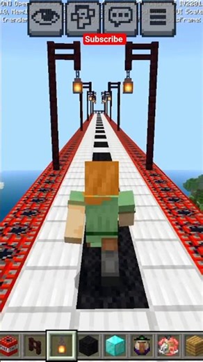 Minecraft Bomb Bridge Blast! 💣🌉 Huge Explosion! #shorts