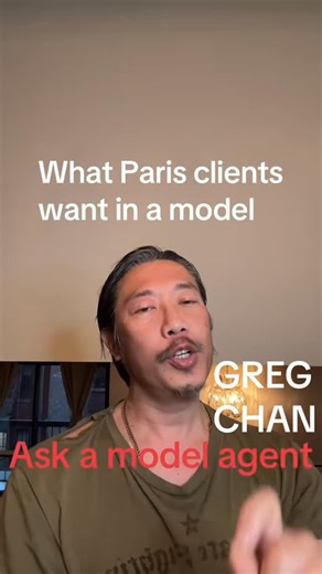 Greg Chan on Instagram: "What do Paris clients want in a model. www.askamodelagent.com. * * * * * * * Ask a model agent become a model models modeling modelsearch instagrammodel scout me model casting fyp for your page explore page model search greg chan model agent"