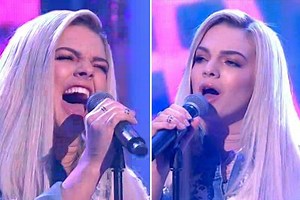 X Factor winner Louisa Johnson delights fans with performance on Saturday Night Takeaway but some question her 'shouty' singing voice