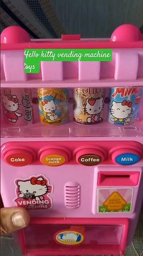 hello kitty vending machine toys #satisfying #viral #toy #vending #supercool #asmr