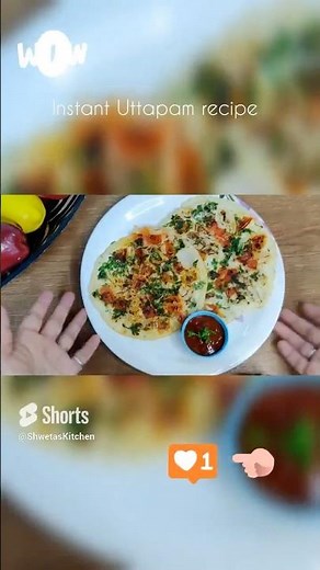 Instant Uttapam Recipe | Easy South Indian Breakfast | Quick Uttapam Recipe | How to make Uttapam
