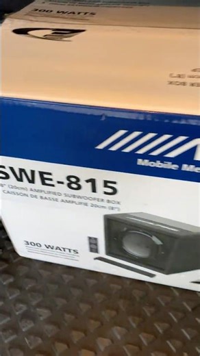 Alpine swe-815 bass