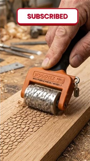 miniature Wood Pebble Texture Press Tool (keychain-sized)