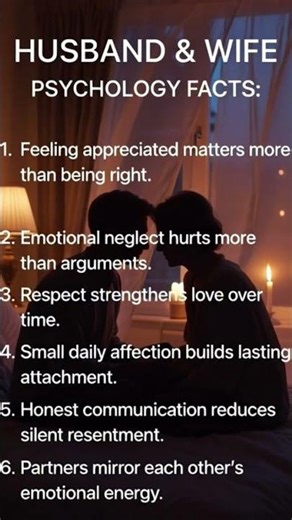 6 Surprising Husband Wife Psychology Facts