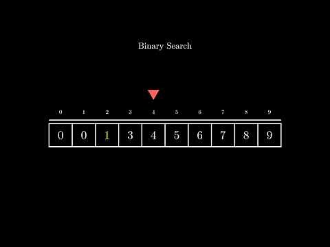 Linear Search and Binary Search Animated