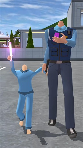 Yuta 😂polisi 🧐ringing mobile😯🤯enjoying😊#sakuraschoolsimulator #video #sss #viral #trending