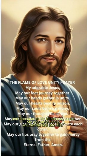 🔥 Flame of Love UNITY PRAYER | Powerful Catholic Prayer to Blind Satan & Bring Peace 🙏❤️