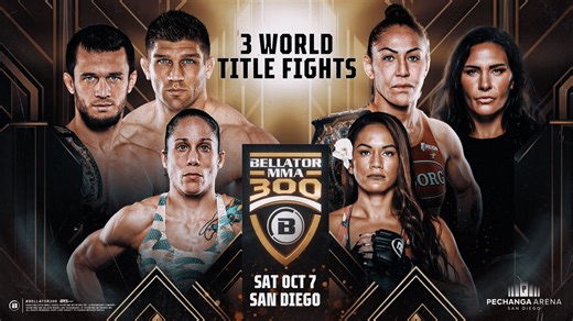 Bellator 300: Fight card, start time, live streams