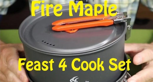 Fire Maple Feast 4 Hard Anodized Cook Set