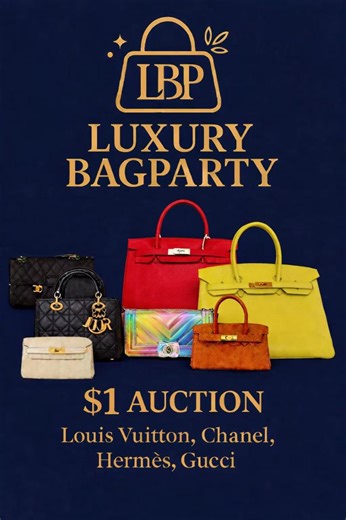 $1 Auction??!! CHANEL LIMITED, LOUIS VUITTON, DIOR & GUCCI BAGS!!! | eBay Live Video