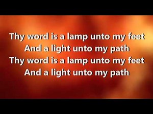 Thy Word worship video