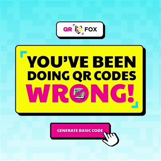 There’s 930 million active QR codes today and you’re still tired of being a face in the crowd? Switch to the future of QR codes! Hello QR Fox. #QRFoxApp #QRcode #Custom #Future