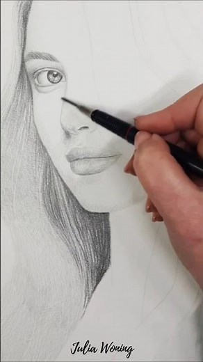 Portret in Grafiet