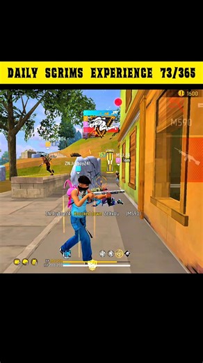 Daily Scrims Experience 73/365 🎯 International Player In My Team #freefire #ffesports #funny