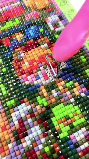 ASMR Square Drills Diamond Painting 🤍 | Episode 59