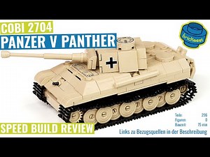 COBI 2704 Panzer V Panther (1:48) - Speed Build Review