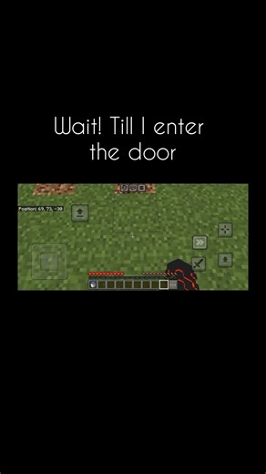 Wait ! I'm coming😉 #minecraft #loop