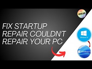 How To Fix Startup Repair Couldn't Repair Your PC In Windows 10/11 | (5 Ways To Fix)