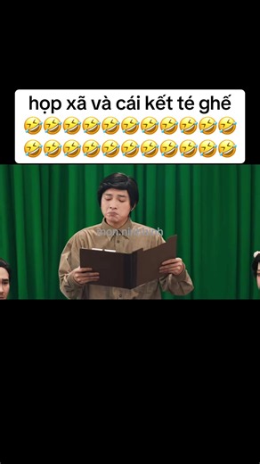Họp xã và cái kết té ghế - clip hài cưỡi xuý Việt