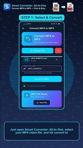 Smart Converter: Extract MP3 Audio from MP4 Videos Fast! 🚀🎵