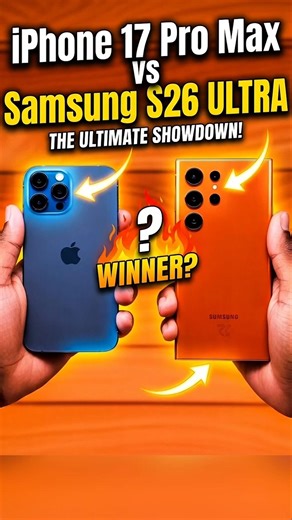 😱⚡ IPHONE 17 PRO MAX VS SUMSUNG S26 ULTRA BOOT UP TEST!!🤯