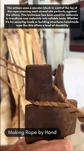 Making Rope by Hand