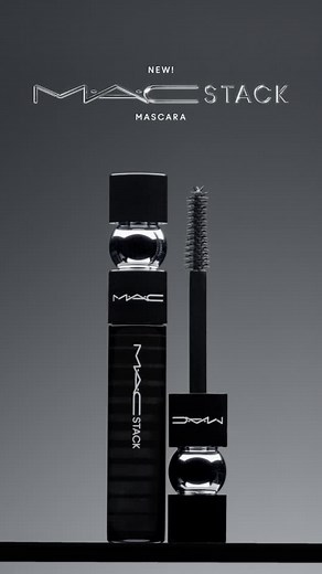 Introducing the never-before-seen M·A·CStack Mascara. An endlessly buildable formula available in two brushes, customizable to your lash type and preference. | M·A·C Cosmetics