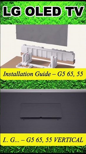 LG OLED TV Installation Guide – G5 65" & 55" Vertical Stand | Step-by-Step Setup | #lgoledtv #lgoled