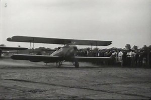 1920s - Various kinds of airplanes at an air show from 1928.
