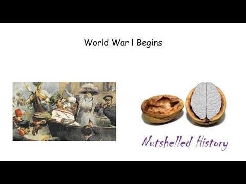 World War 1 Begins - Nutshelled Modern World History