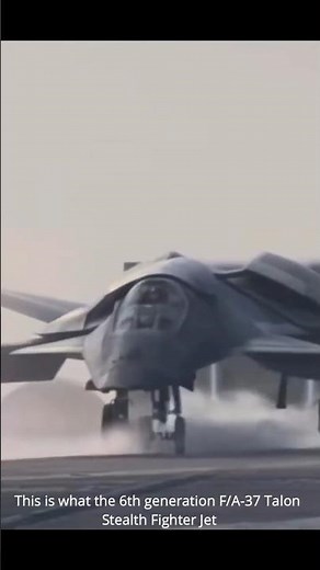 This is what the 6th generation FA-37 Talon Stealth Fighter Jet