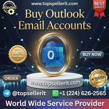 Best 34 Place to Buy Outlook Accounts (PVA) – New, Aged & Bulk Options Available.