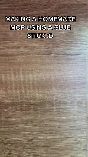 Homemade Mop Tutorial Using Glue Stick