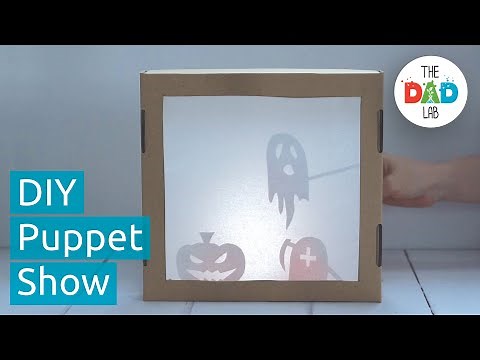 How to Make Shadow Puppet Theatre for Halloween | DIY Puppet Show