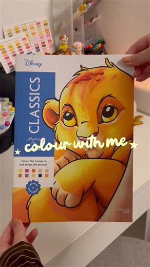 Let’s finish this colour by number page together this evening 🐭✨