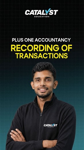 Plus One Accountancy | Recording of Transactions