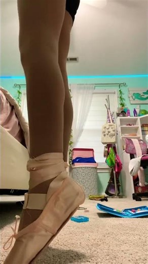 First pre-point shoes 😆