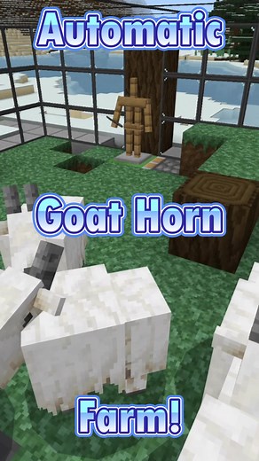 Automatic Goat Horn Farm Tutorial in Minecraft