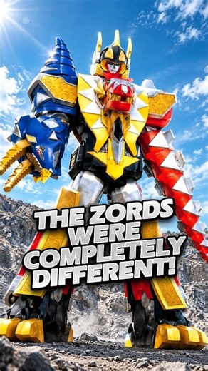 The Zords Were Completely Different!