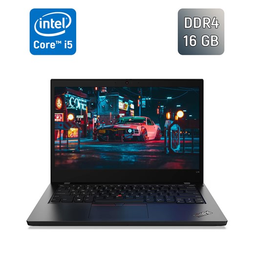 Купити ультрабук Lenovo ThinkPad L14 Gen 2 / 14" (1920x1080) IPS / Intel Core i5-1135G7 (4 (8) ядра по 2.4 - 4.2 GHz) / 16 GB DDR4 / 500 GB SSD / Intel Iris Xe Graphics / WebCam / Windows 11 в Україні