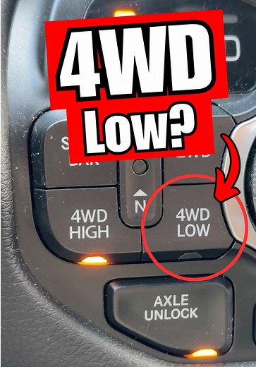 4HI vs 4LOW: Understanding Torque Multiplication