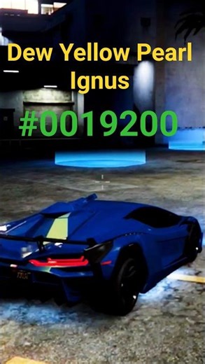 How to Build the Cleanest Dew Yellow Ignus in GTA Online (Best Mods) #shorts